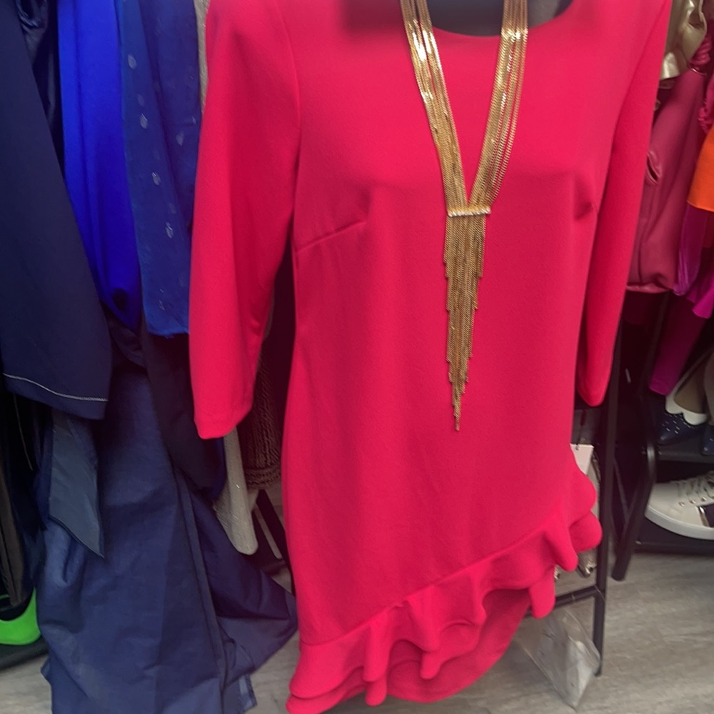NWT PINK ❤️❤️❤️CALVIN KLEIN DRESS SZ**6 - Picture 8 of 8